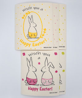 Owoschfetzn "Bunny Fanny - Wisch you a Happy Easter!" 5er-Set