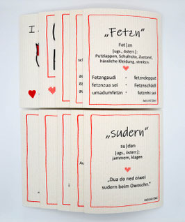 Owoschfetzn 10er-Set "Mundart"