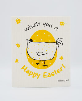 Owoschfetzn "Henne Berta - Wisch you a Happy Easter!"