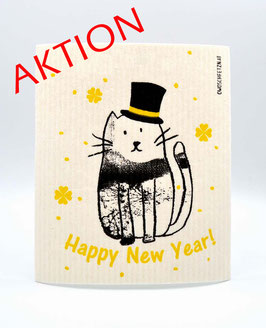 Owoschfetzn Katze Frieda - "Happy New Year" - AKTION