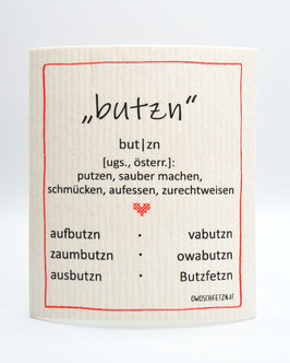 Owoschfetzn Mundart - "butzn"