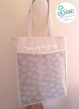 Tote-bag XL Coquillage - Personnalisable