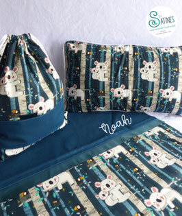 Kit maternelle Koala - kit de sieste personnalisable