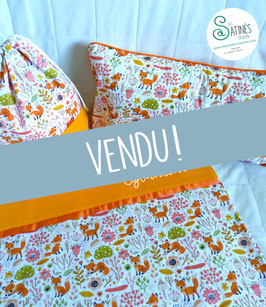 Kit maternelle Renard roux (bouton d'or) - personnalisable