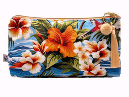 Necessaire 98 «Hibiskus 1» Beschichtet