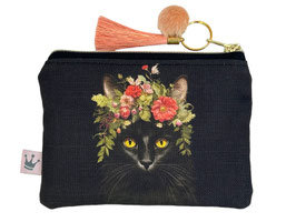 Minitäschchen 81 «Blumenkatze»
