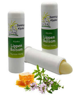 Alpaka Lippenbalsam mit Honig, Thymian & Keratin – natürliche Pflege für samtweiche Lippen