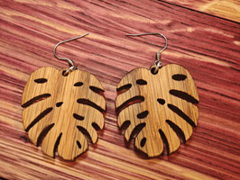 Ohrring Blatt Monstera