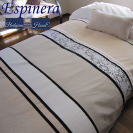 ベッドスプレッド エスピネラ Espinera ベージュ サイズ：クイーン250ｘ270ｃｍ　ベッドスプレッドハウス　ＢｅｄｓｐｒｅａＤ　ＨｏｕｓＥ