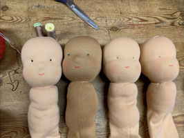 Kant-en-klaar poppenhoofdjes