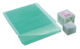 50 portaobjetos y 100 cubreobjetos