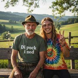 Di pock i ned | Herren T-Shirt in black