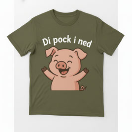 Di pock i ned | Herren T-Shirt in black
