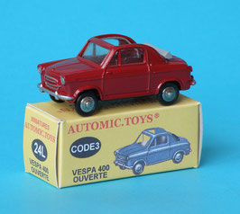 Vespa 400 ouvert sur base Dinky Toys 24L vintage code 3 sthubert92