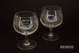 Schweizer "Sarnerglas" 10 Stück Kristall mundgeblasen und handgefertigt (0519152)