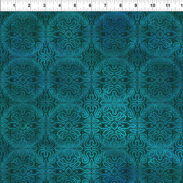 6JYO3, Lace Teal, Resplendent, In The Beginning Fabrics 12488950821