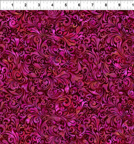 Swirls, Magenta, Prism II, In The Beginning Fabrics 09107550725
