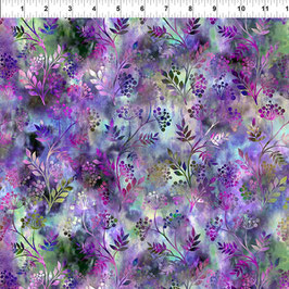 Sprigs - Purple, Floragraphix, In The Beginning Fabrics 01233550821