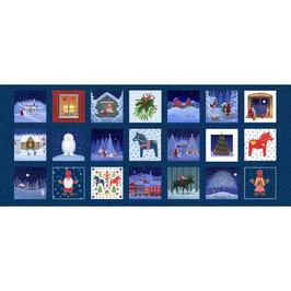 Tomtens Folklore Christmas, Panel , Lewis & Irene Fabrics 06019150725