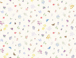 Together is Better, Flowers and Butterflies, Cream, Maywood 02039350826