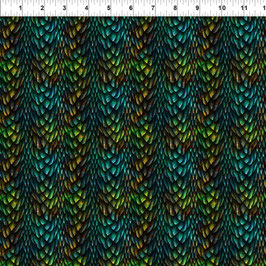 Scales Multi, Dragons - Emerald Reign, In The Beginning Fabrics 09146950925