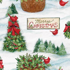 Red Birds Merry Christmas, Susan Winget, Springs Creative 04378250422