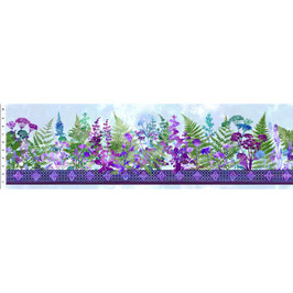 Haven, Border - Purple,  In The Beginning Fabrics 05154050426