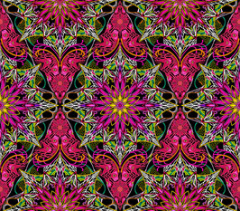 Needle Stars, Byzantium Red, Paula Nadelstern, Benartex 09194850425