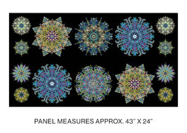 Heartscapes, Panel Blue Multi, Paula Nadelstern, Benartex 04256950822