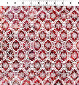 Snowflakes Ogee Red, 6NW1, Nature´s Winter by Jason Yenter for In The Beginning Fabrics 08269850923