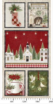 French Countryside Christmas, Panel, 3Wishes 08355050723