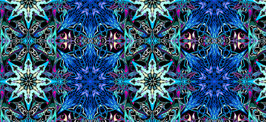 Electric Lace Blue/Multi, Paula Nadelstern, Benartex 03224950926