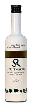 Bio-Olivenöl SOLER ROMERO  1. Ernte,   0,5 L-Flasche