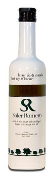 Bio-Olivenöl SOLER ROMERO  1. Ernte,   0,5 L-Flasche
