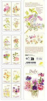 Carnet adhésif Raoul Dufy 12LV BC2423 - 2024 Neuf**