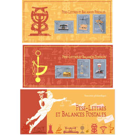 Bloc souvenir BS140 et BS140A  6*0,73€ Pése-lettres et balances postales - 2017 Neuf**