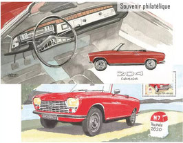 Bloc souvenir BS186 0,97€ 204 Cabriolet - 2021 Neuf**