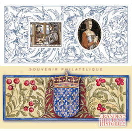 Bloc souvenir BS136 2*1,46€  Les grandes heures de l'histoire de France - 2017 Neuf**