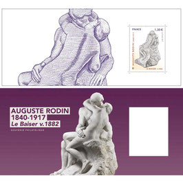 Bloc souvenir BS137 1,30€ Auguste Robin - 2017 Neuf**
