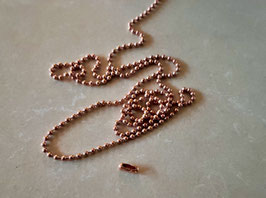 Kupferkugelkette 2mm