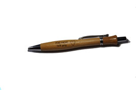 Kugelschreiber Holz - lackiert  inkl. Lasergravur    Art.Nr.202