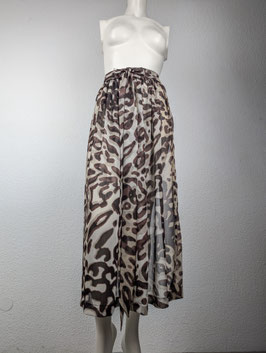 Dirndlschürze - maßgeschneidert - Leo/animal print - Chiffon