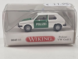 Wiking 1:87 VW Volkswagen Golf I Polizei Nr. 004503