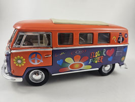 Road Signature 1:18 VW Volkswagen Microbus Flower Power