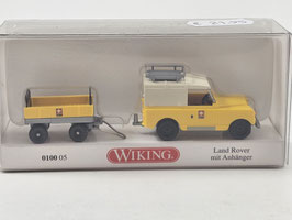 Wiking 1:87 Landrover mit Anhänger Nr. 010005