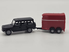 Wiking 1:87 Mercedes-Benz G-Klasse Pferdetransporter Nr. 22066