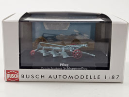 Busch 1:87 Pflug Dreischariger Schlepperpflug Nr. 59914