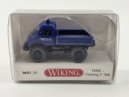 Wiking 1:87 Unimog U406 THW Nr. 069329