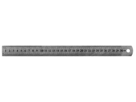 Stahllineal 300 mm inch und cm Skalierung