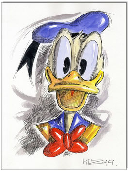 Donald Duck Faces X